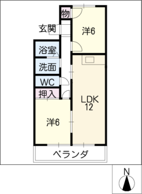 ハイツフジ 2階