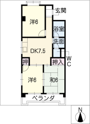 サンハイツ加藤 2階