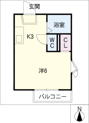 タウニー藤一Ｅ棟 2階