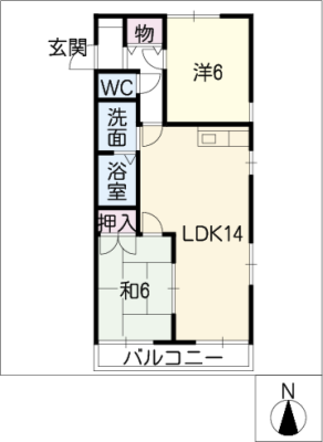 セジュール東須ヶ口 2階