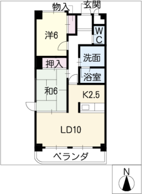 ベルメゾンＡ棟 1階