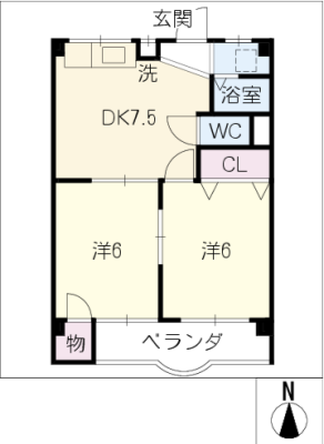 ハイツナカヌマ 3階