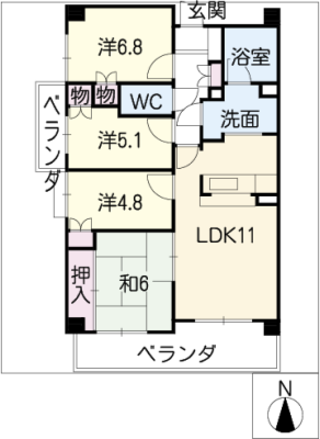 パークシティ上小田井ｽｶｲｺｰﾄ