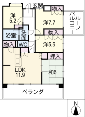 パークシティ上小田井ｽｶｲｺｰﾄ 14階