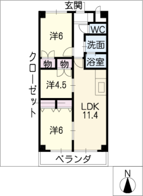 カスティージョ・ナカヌマ 4階