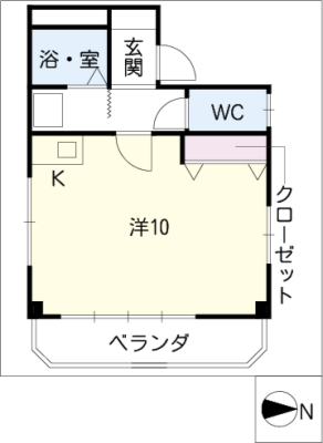 中野マンション 3階