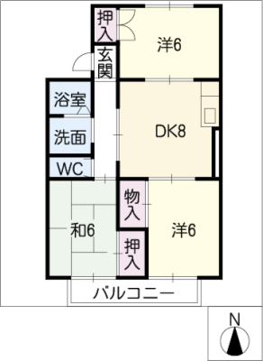 ガーデンホームズ 2階