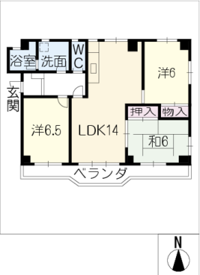 東海マンション 2階