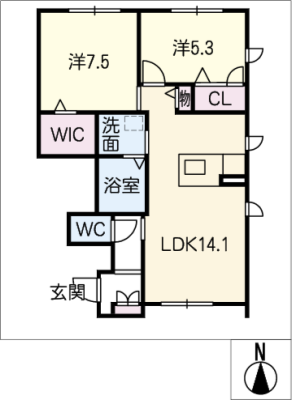 グラマシー南川 1階