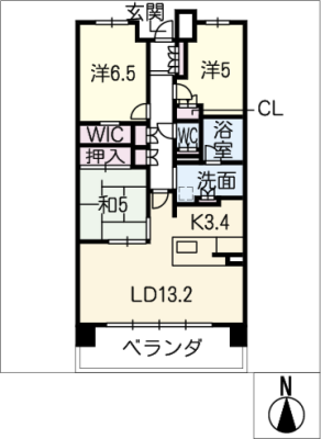 ﾊﾟｰｸﾎｰﾑｽﾞ上小田井ｺﾝﾌｫｰﾄｳｨﾙ 2階