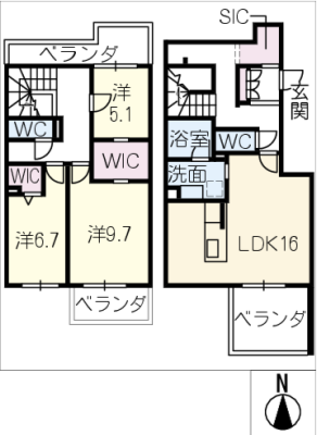 コートリヴィエール 3階