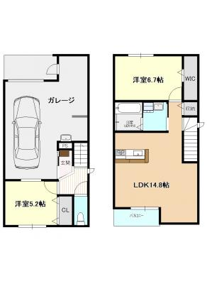 （仮称）阿原宮前１９０　連家　轟 2階