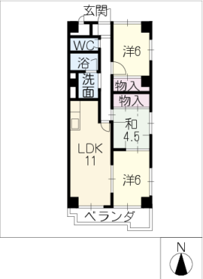 ユウチマンション 3階