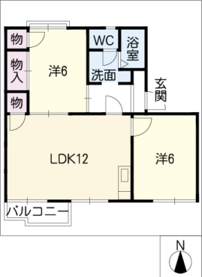 タウニー東一社 2階