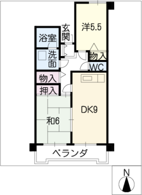 グランドハイリス上社 3階