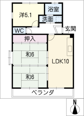 ベルシャトーまき 3階