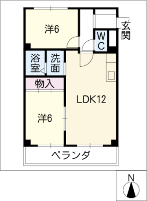 サンハイツ極楽 1階