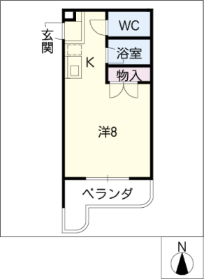 朝岡シティマンション 1階