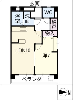 ＯＳ・ＳＫＹマンション鹿子 1階