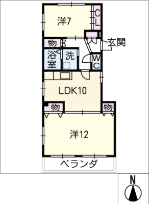 パピヨン香流 4階