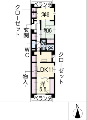 パラシオンＪ・Ｓ 2階