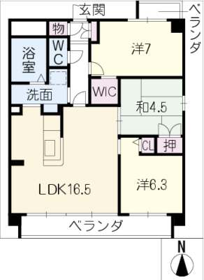 アヴァンタージュ 2階