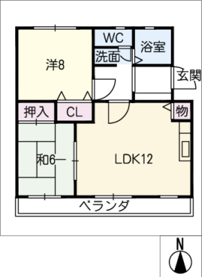 東千種台ハイツ４Ｄ号室 4階