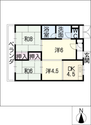 マンション島原 2階