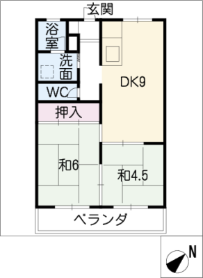 コーポ小瀬 2階