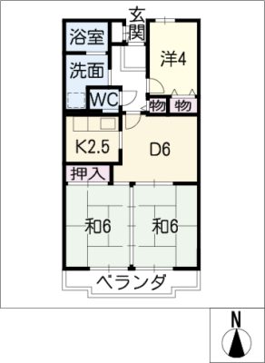 サニーハイツ花みずき 1階