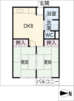 浅井コーポ 2階
