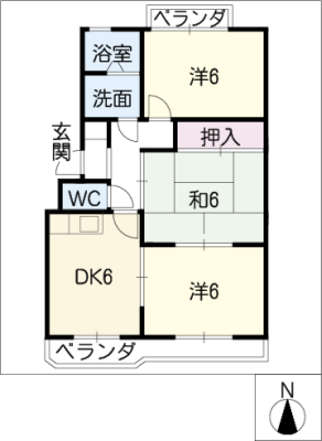 野寄ハイツ 2階