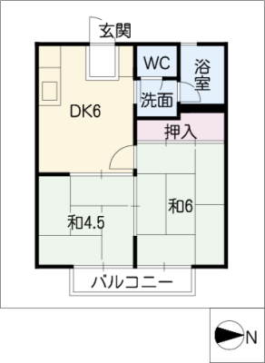 サンシティ松下 2階