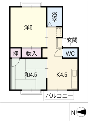 シャルム川崎 2階