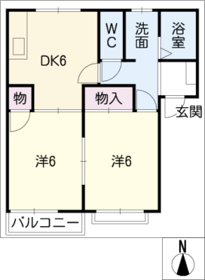 フレグランス赤土坂 1階