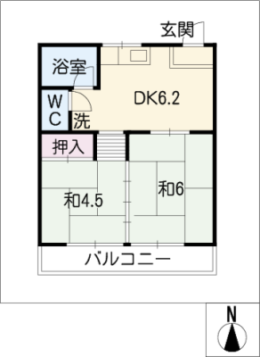 パストラルハイツ岐阜羽島 2階