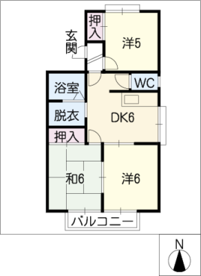 高田橋ハイツ 2階