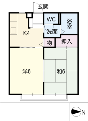 第五コーポモリ 2階