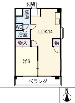 カームハイツＮＡＷＡ 2階