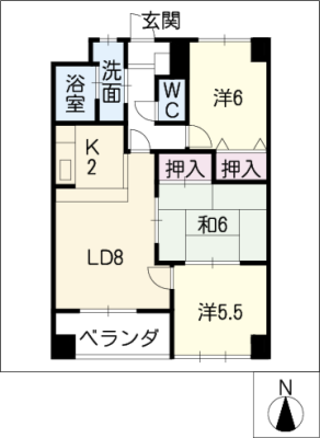 ベルハウス岐南 3階