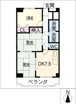 フォレスト笠松Ⅱ 6階