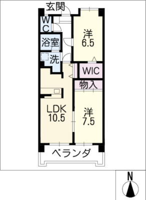 ツインハイツオオヒガシ 3階