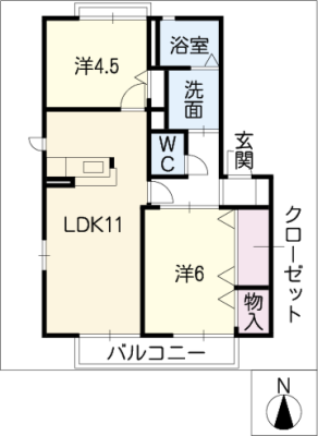 メゾン．ＳＥＮ　Ｃ棟 2階