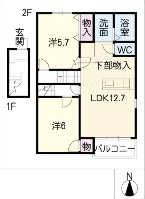 ニューサンシャイン 2階