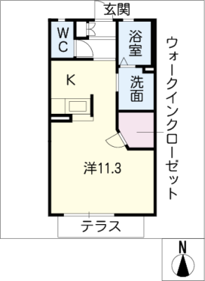 エル　フルール 1階