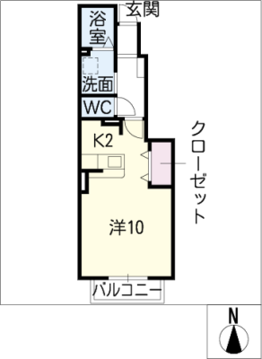 メゾンアルドーレＢ棟 1階