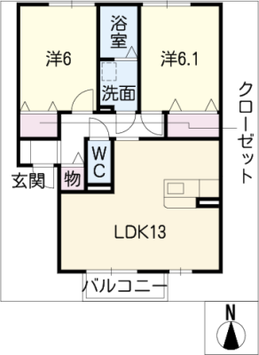 サンライズ　Ａ棟 1階