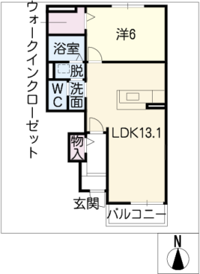 ブライトフリーデＡ 1階