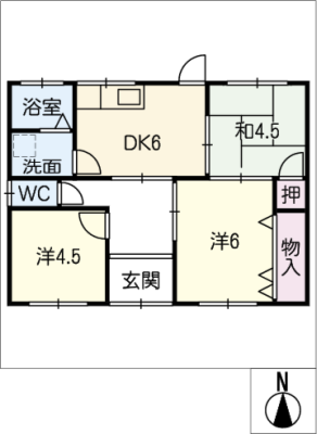 野中５丁目Ｍ貸家 