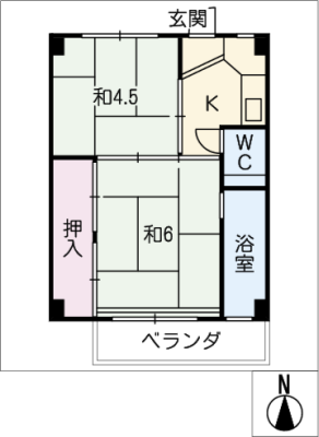 ビレッジハウス岐南　２号棟